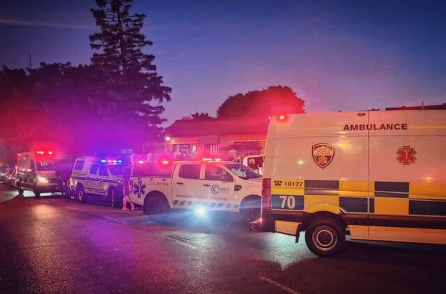 Scene cordon on an active call-out